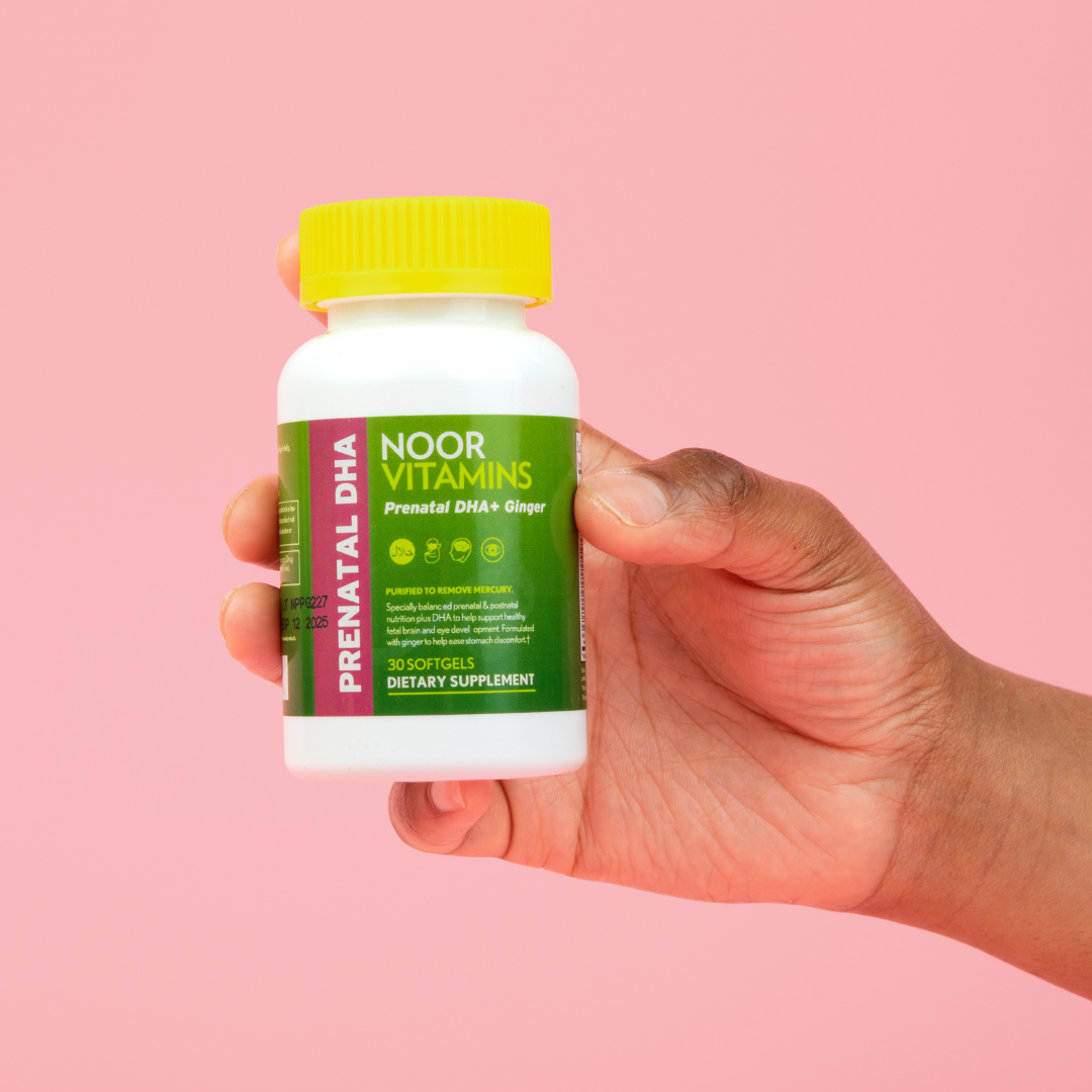 Prenatal Vitamins with DHA & Ginger Extract Noor Vitamins Halal