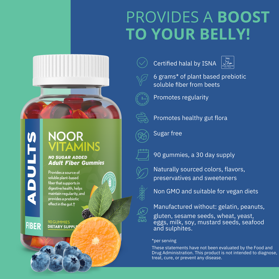 Halal Gummy Vitamins for Adults & Kids Noor Vitamins