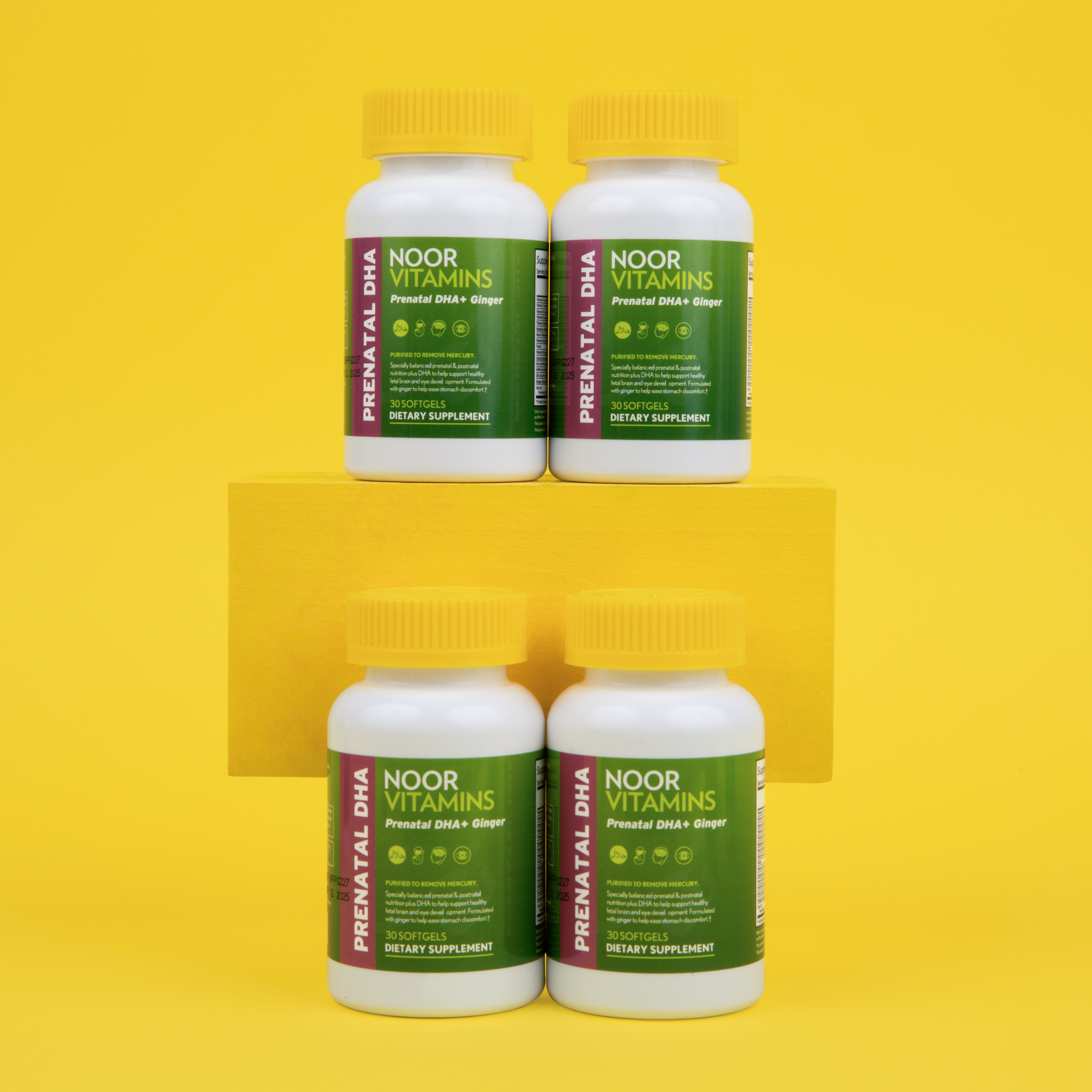Mom Bundle- Prenatal DHA + Ginger Softgel Vitamins | Noor Vitamins Mom Bundle- Prenatal DHA + Ginger Softgel Vitamins | Noor Vitamins